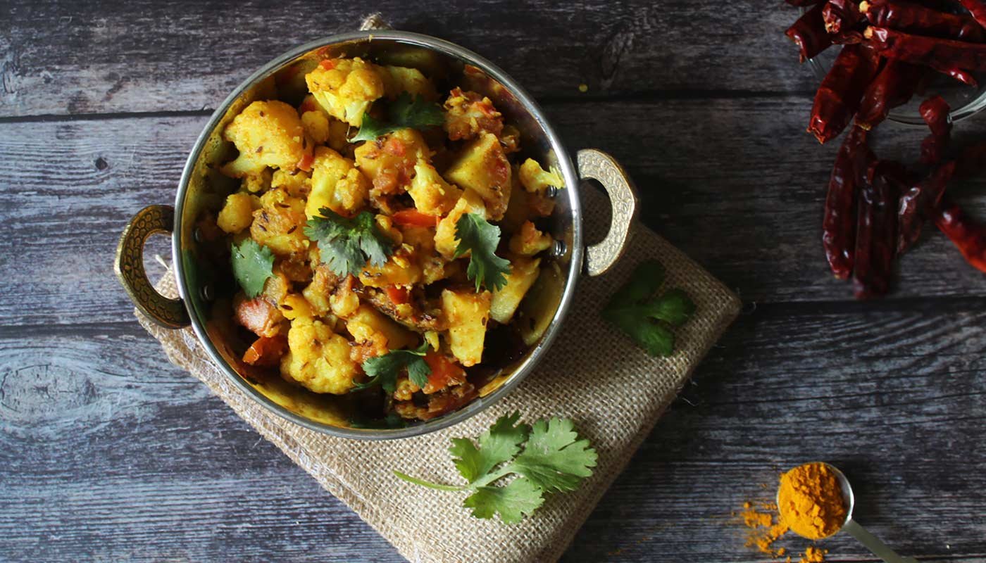 Sabji de verduras.